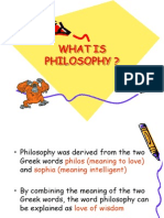 What Is Philosophy