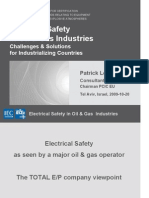 Electrical Safety in Oil & Gas Industries: Challenges & Solutions For Industrializing Countries