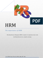 The Importance of HRM For Organization