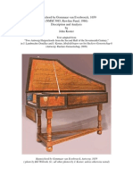 Harpsichord by Gommaar Van Everbroeck 1659 Description and Analysis by John Koster