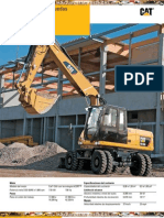 Catalogo Excavadora Hidraulica Ruedas m316d Caterpillar