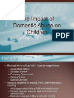 Impact of DV On Kids For APSU SW Dept