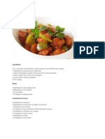 Sweet N Sour Chicken Recipe