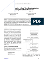 FPGA Implementation of Real Time Data Acquisition System Using Micro Blaze Processor.