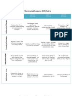 Rubric For Word Problems