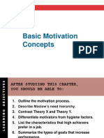 Basic Motivation Concepts