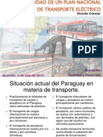 La Necesidad de Un Plan Nacional de Transporte Eléctrico