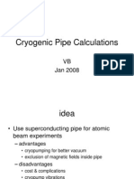 Cryogenic Pipe Calculations