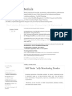 SAP Basis Monitoring Tcode