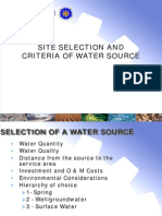 04 - DILG - Salintubig - Site Selection and Criteria of Water Source