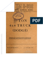 TM9-808 Dodge 3/4 Ton 4 X 4 Truck