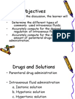 Drugs and Solutions