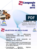 Clase 10 Lenguaje Cpech - Temas & Topicos Literarios (OliverClases)