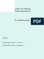 Disorders of Fat Soluble Vitamins