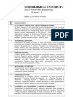 Automobile Electrical System