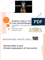 Monte Carlo Techniques