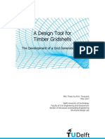 A Design Tool For Timber Gridshell