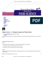 Chemical Analysis of Wheat Flour