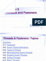 Chapter 5 - Threads and Fasteners