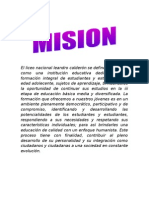 El Liceo Nacional Leandro Calderón Se Define A Sí Mismo Como Una Institución Educativa Dedicada A