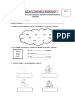 Examen Mensual de Comunicación Integral