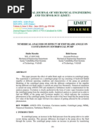 Numerical Analysis On Effect of Exit Blade Angle On Cavitation in Centrifu