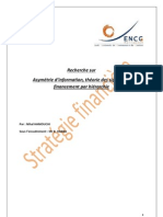 Strategie Financière - Recherche - Nihal - Hamouchi - S8 PDF