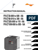 Mitsubishi E700 Variable Frequency Drive (VFD) Instruction Manual