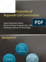 Practical Properties of Rogowski Coil Construction - Presentation Slide