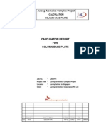 Column Base Plate (Fixed Type)