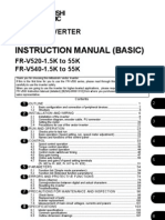 Mitsubishi v500 VFD Instruction Manual