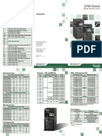 Mitsubishi D700 VFD POCKET - GUIDE - 2009-03