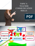 6.1 Communication Skills For Teacher