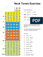 Guitar Neck Tones Exercise