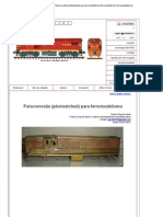 Fotocorrosão para Ferromodelismo