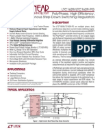 Ltc1629/Ltc1629-Pg Polyphase, High Efficiency, Synchronous Step-Down Switching Regulators