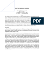 Heat Pipe Application Guidelines