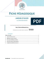 Fiche Pédagogique - Jardin D'hiver Par Christian Rodier