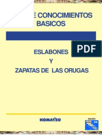 Manual Eslabones Zapatas Orugas Komatsu