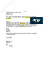 Condonation Latter For Form 108