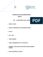 Historia de Las Telecomunicaciones