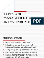 Types and Management of Intestinal Stomas