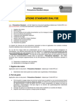 Hémodialyse Précautions Standard Dialyse