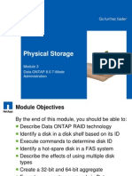 Physical Storage: Data ONTAP 8.0 7-Mode Administration