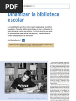 Dinamizar La Biblioteca Escolar