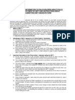 Neft Mandate Form Format For LIC