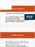 Intussusception