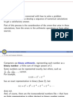 MATH1070 2 Error and Computer Arithmetic