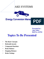 Brake Systems: Energy Conversion Management