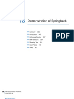 Demonstration of Springback